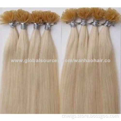 Italian Keratin Prebonded Remy/U-tip Human Hair Extension